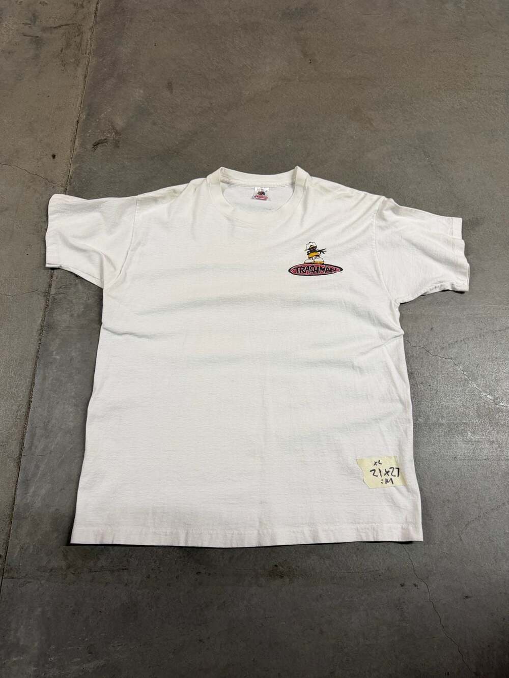 Vintage 1995 Trashman 'Grab a Straw Cause You Suck' Promo T-Shirt XL